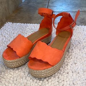 Espadrille Platform Wedge Sandals